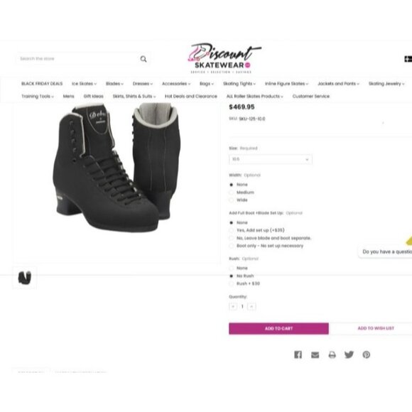 NEW Jackson Ultima Skates Supreme Low Cut DJ5452 Men's 10.5M BOOT ONLY - Picture 4 of 12